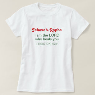 Cute Healing Bible Verse Simple White T-Shirt
