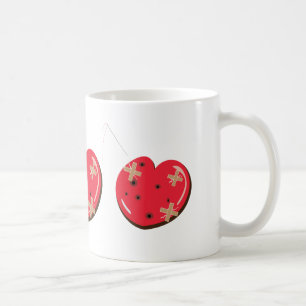 cute heart cartoon mug