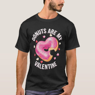 Cute Heart Doughnut With Pink Frosting Valentine's T-Shirt