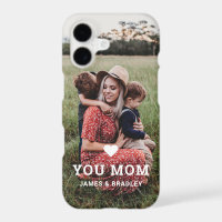 Cute HEART LOVE YOU MOM Mother's Day Photo
