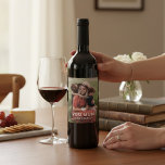 Cute Heart Love You Mum Mother's Day Photo Wine Label<br><div class="desc">Cute Heart Love You Mum Mother's Day Photo Wine Labels features your favourite photo with the text "(love heart) you Mum" in modern white script with your names below. Personalize by editing the text in the text box provided and adding your own picture. Makes the perfect personalized gift for mom...</div>