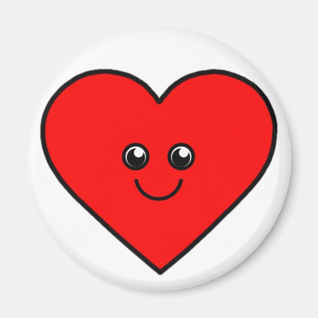 Cute Heart Magnet (Front)