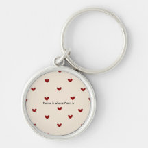 Cute Heart Mom Keychain – Mother's Day Gift Idea