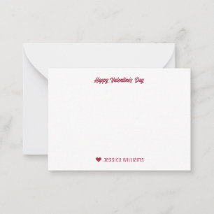 Cute Heart Pattern Cupid Bow Arrow Valentine's Day Card