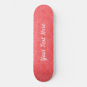 Cute Hearts - Add Your Special Text / Name / more Skateboard