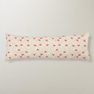 Cute Hearts Background Body Pillow