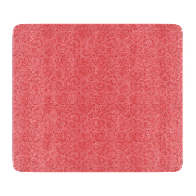 Cute Hearts - Cutting Board (Front)