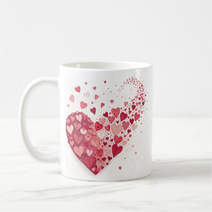 Cute Hearts Design Mug - Cadeau adorable pour tous