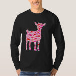 Cute Hearts Goat Christmas Valentines Birthday T-Shirt<br><div class="desc">Cute Hearts Goat Christmas Valentines Birthday</div>