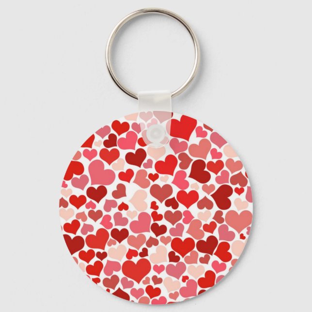 Cute Hearts Keychain (Front)