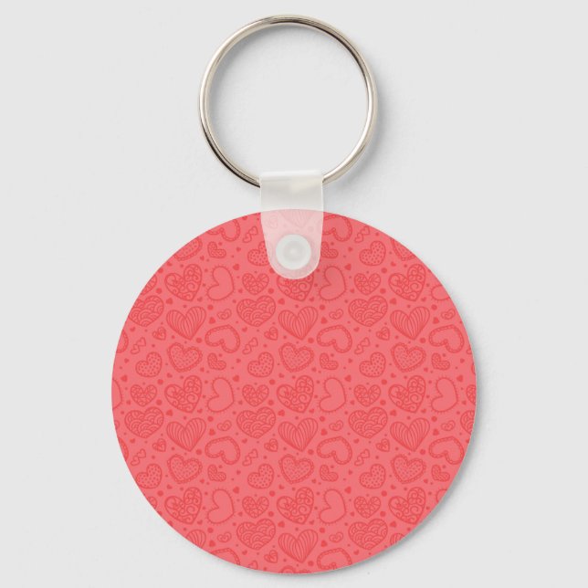 Cute Hearts Keychain (Front)