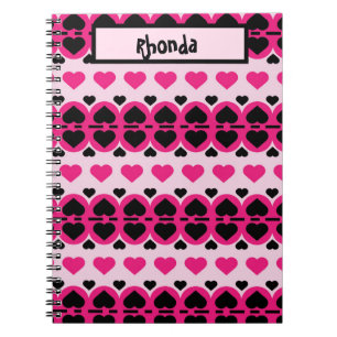 Cute Hearts Notebook