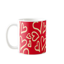 Cute Hearts Red Valentine's Day 