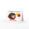 Cute hedgehog Birthday add name