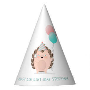 Cute Hedgehog Birthday Party Hat
