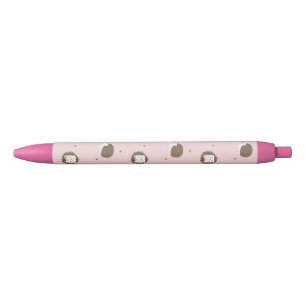 Cute Hedgehog Black Ink Pen