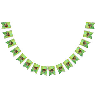 Cute Hedgehog Bunting Flags