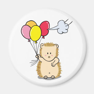 Cute hedgehog Cartoon Magnet