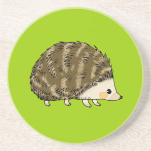 Cute hedgehog coaster