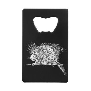 Cute Hedgehog Credit Card Bottle Opener