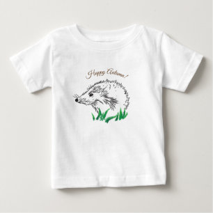 Cute Hedgehog Drawing T-Shirt