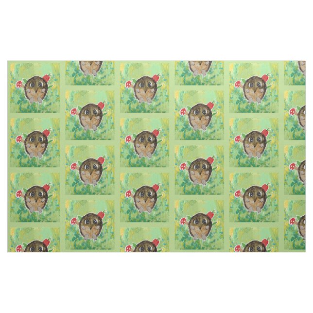 Cute Hedgehog Fabric (Fat Quarter)