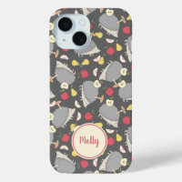 Cute Hedgehog Fruit Pattern Personalized