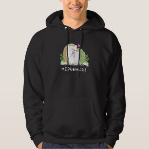 Cute Hedgehog Hedgehugs Hedgehog Mother And Baby H Hoodie