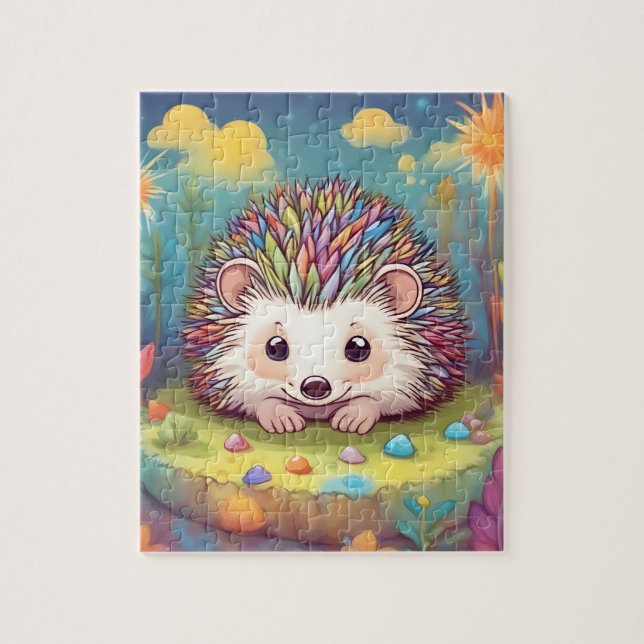 Cute Hedgehog Jigsaw Puzzle (Vertical)