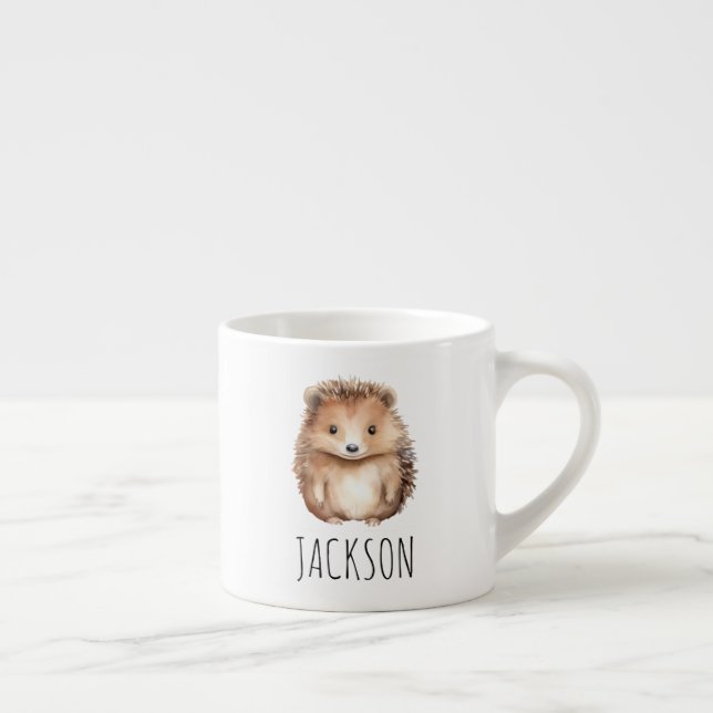 Cute Hedgehog Kids Mini Mug (Right)