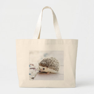 Cute Hedgehog Large Tote Bag