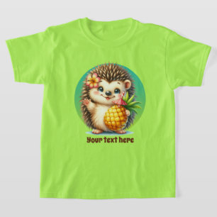 Cute hedgehog lovers girls beach T-Shirt