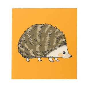 Cute hedgehog notepad