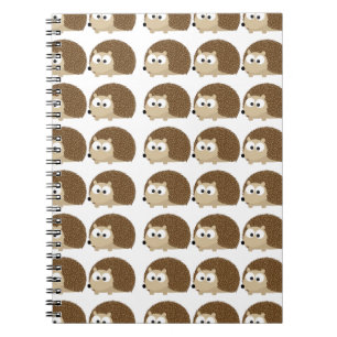 Cute Hedgehog pattern Notebook