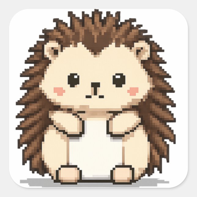 cute hedgehog sticker (Front)