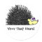 Cute Hedgehog Stickers / Label - Customizable!