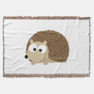 Cute Hedgehog Throw Blanket