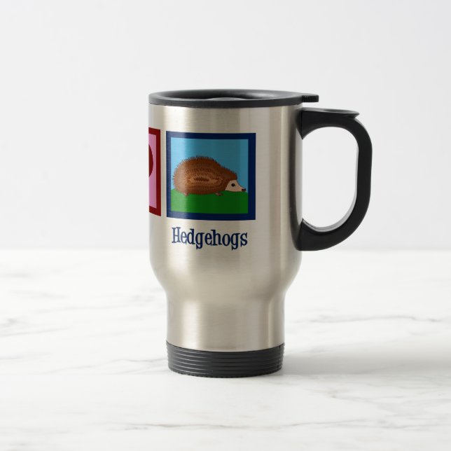 Cute Hedgehog Travel Mug (Right)