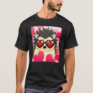 Cute Hedgehog Valentines Day 2023 T-Shirt
