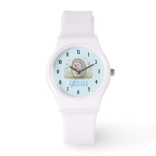 Cute Hedgehog with Lantern Watch