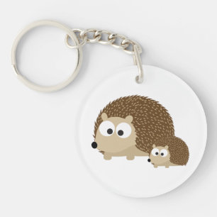 Cute Hedgehogs Keychain