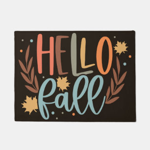 Cute Hello Fall  Doormat