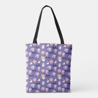 cute hello kitty tote bag