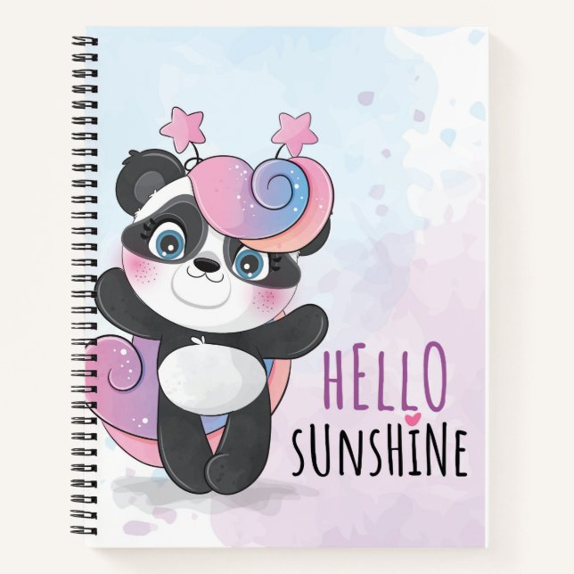 cute hello sunshine notebook (Front)