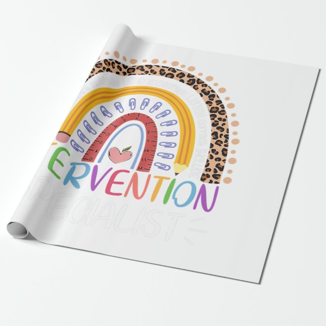 Cute Helping Small Hands OT Pediatric Occupational Wrapping Paper (Unrolled)