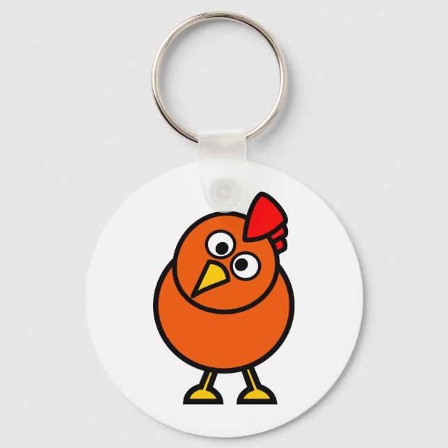Cute Hen Keychain (Front)