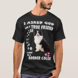 Cute Herding Dog Mom Dad Lover Costume, Lilac Bord T-Shirt