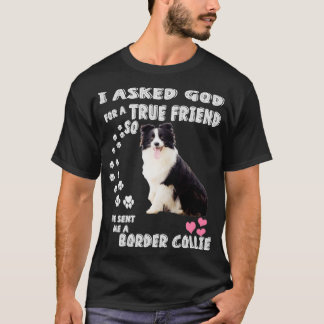 Cute Herding Dog Mom Dad Lover Costume, Lilac Bord T-Shirt