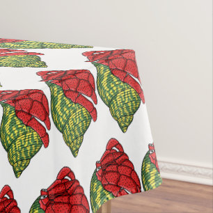 Cute hermit crab cartoon illustration tablecloth