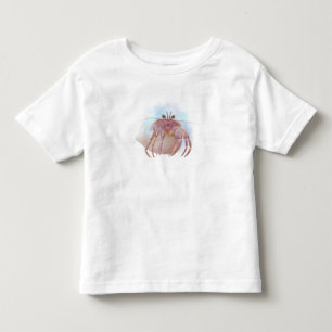 Cute hermit crab sketch toddler t-shirt